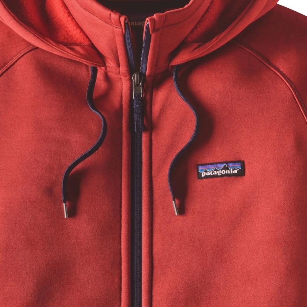 Patagonia Vibrant Red Full-Zip Hoodie